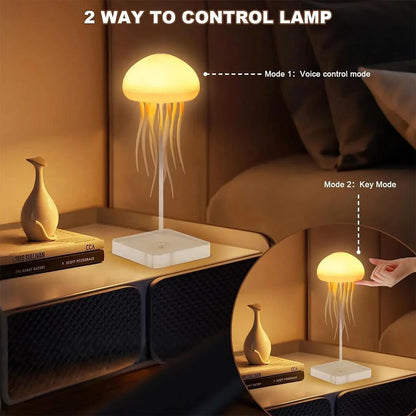 Rotating Voice Controlled Jellyfish Ambient Light