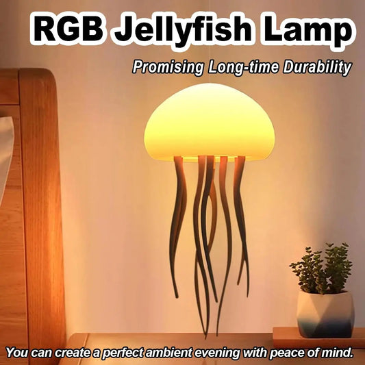 Rotating Voice Controlled Jellyfish Ambient Light